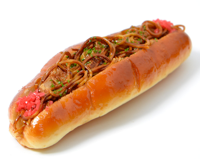 焼きそばパン　食品サンプル