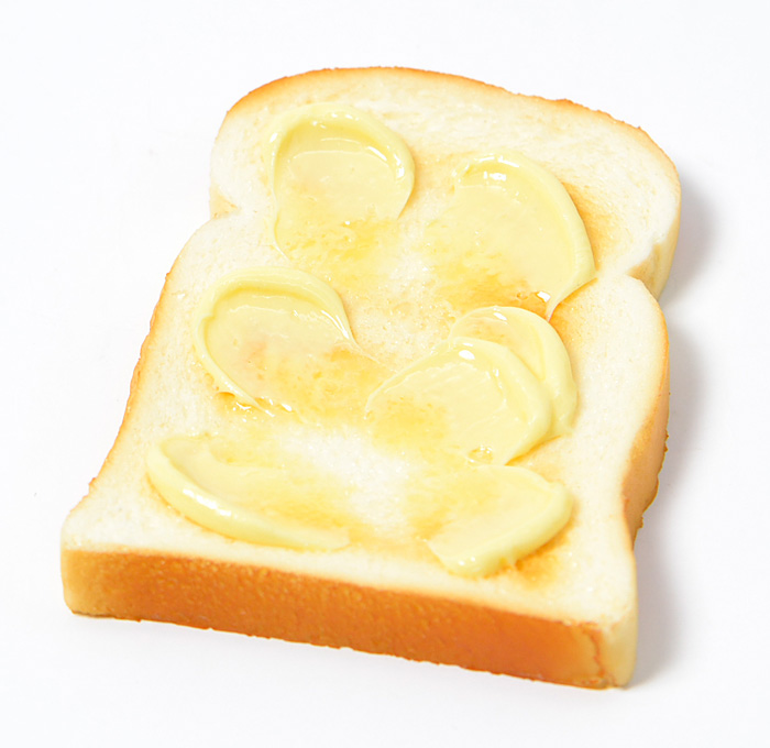 バタートースト　食品サンプル
