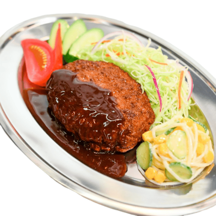 ハンバーグランチ食品サンプル