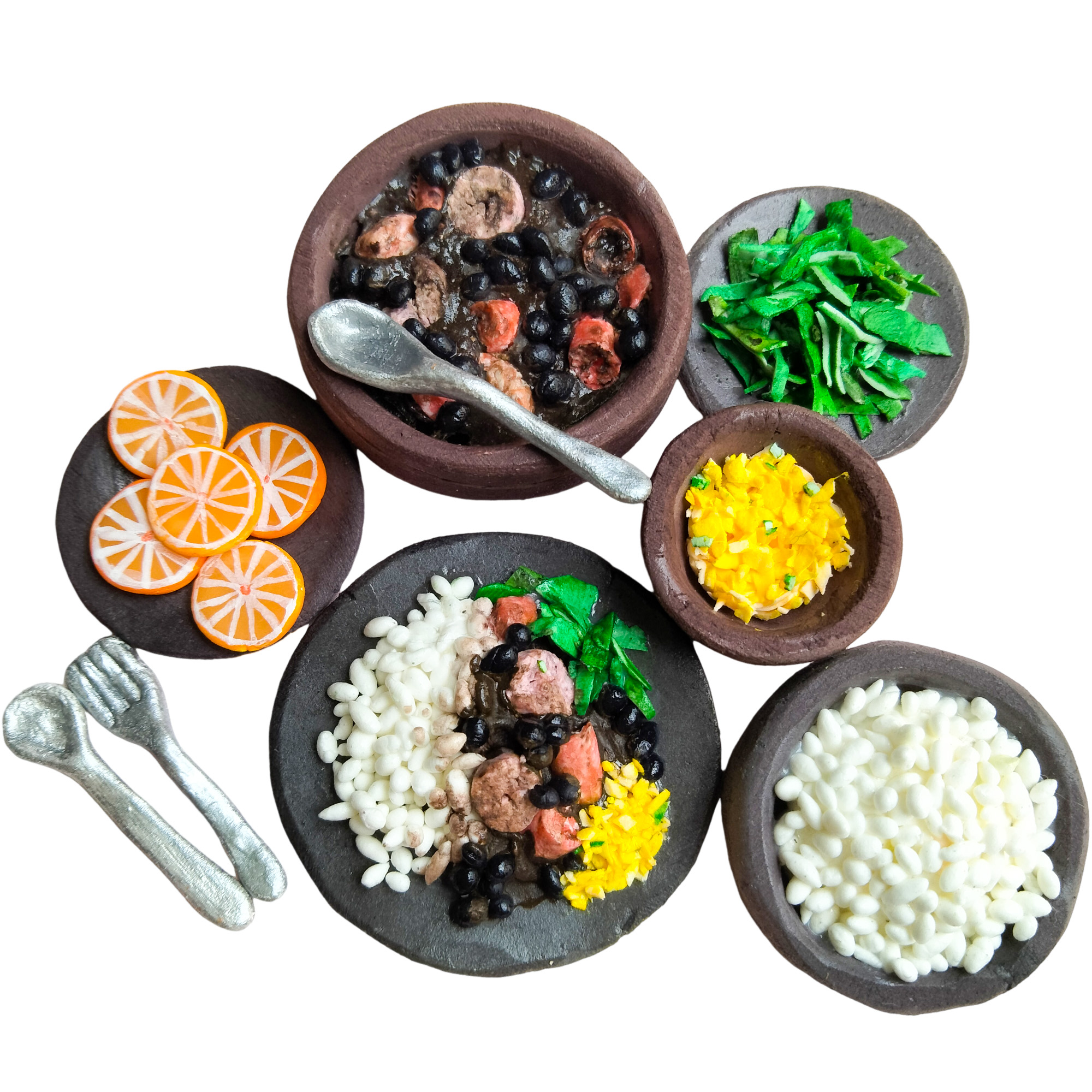 ミニチュアフード　フェイジョアーダ