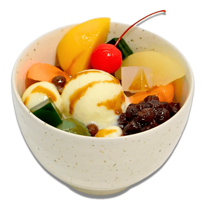 クリームあんみつ食品サンプル