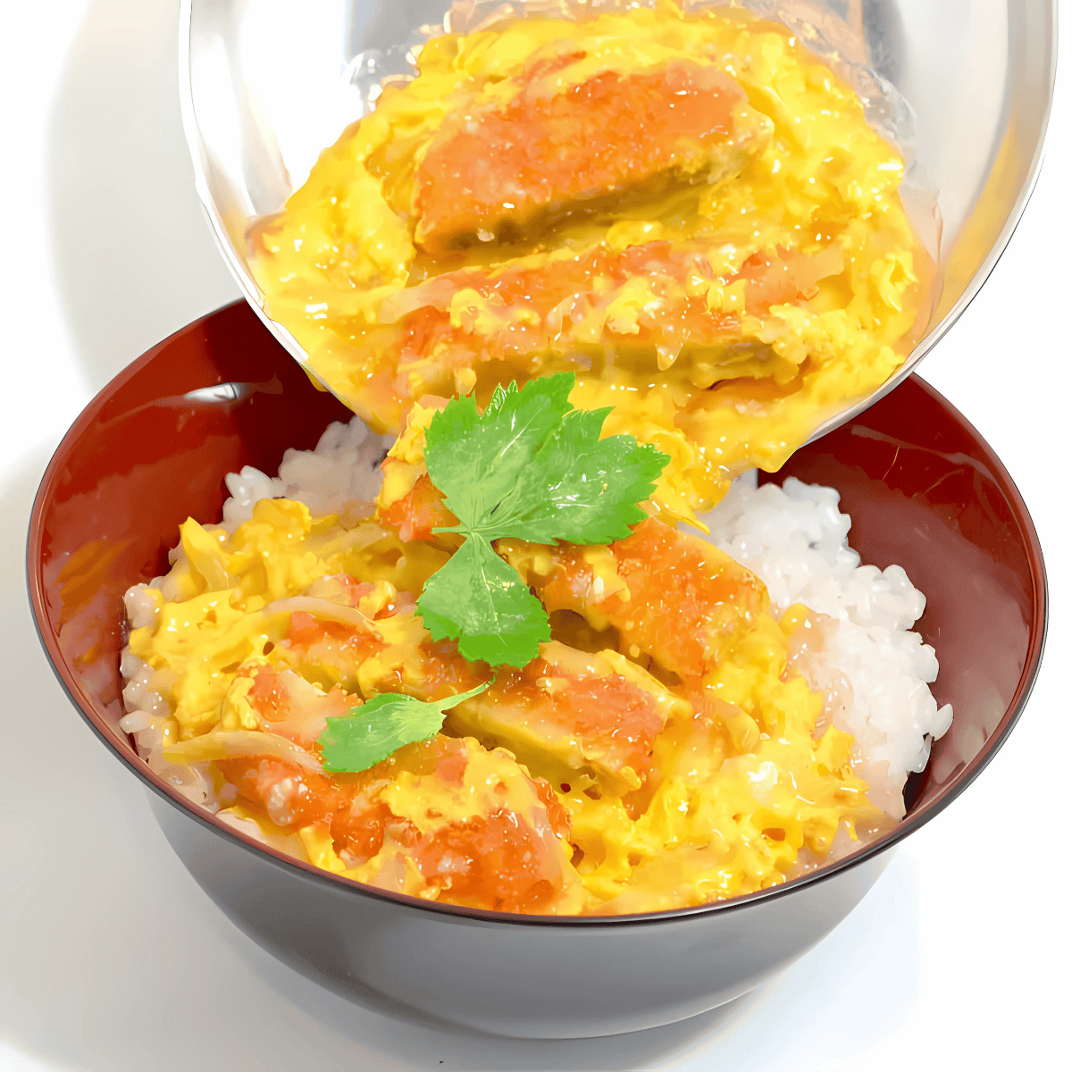 かつ丼の食品サンプル